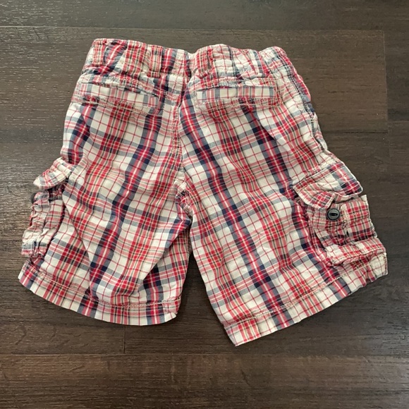 Lot set boys 3t shorts chambray old navy red white blue gap kids bundle - Picture 4 of 8